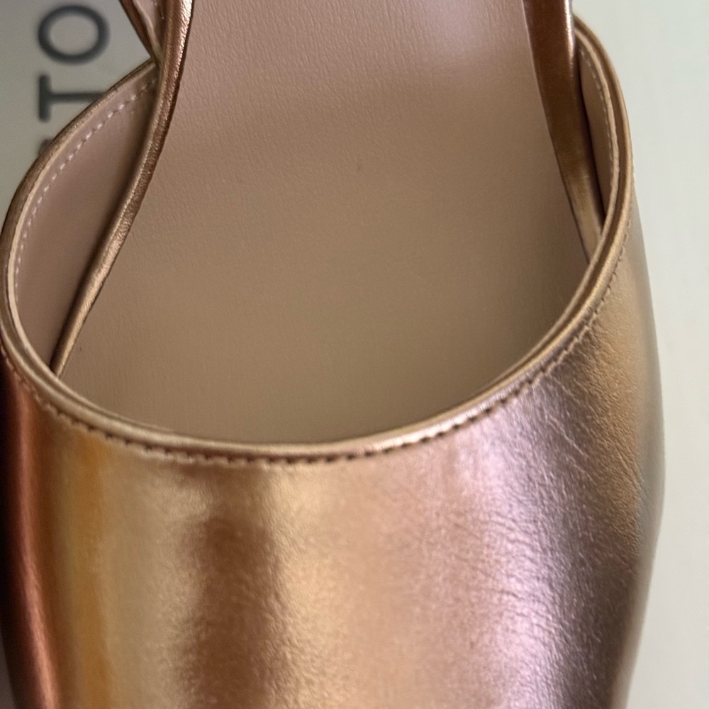 Sun + Stone Bronze Heels - Picture 6 of 6